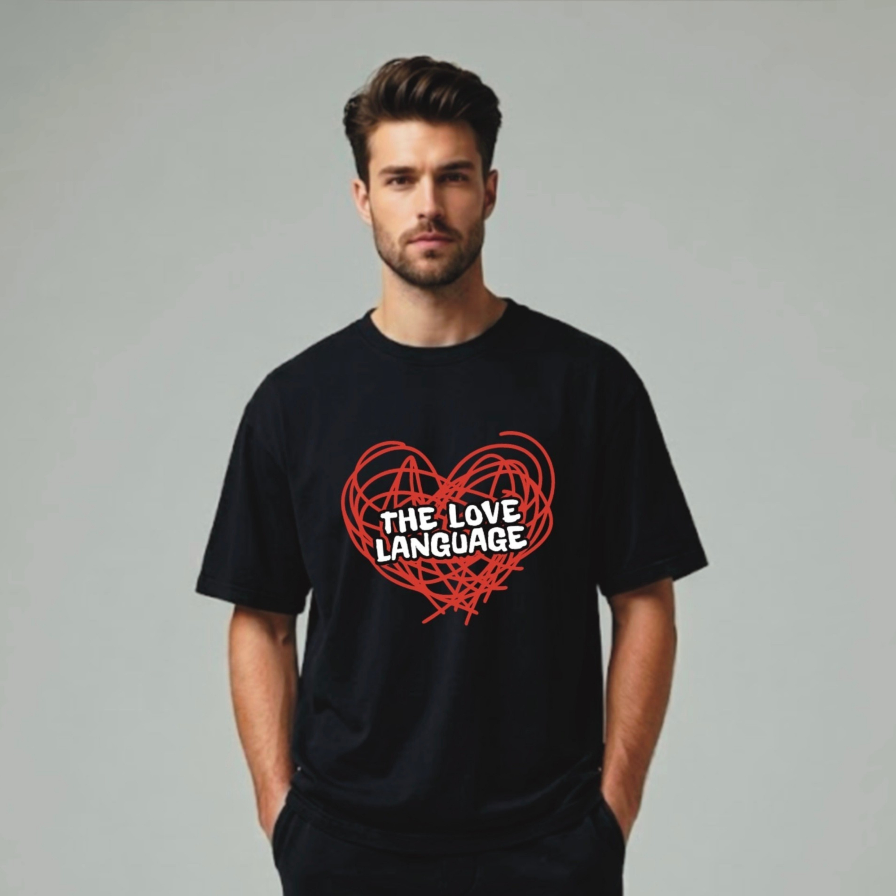 Love Language Oversized Tee — view 1